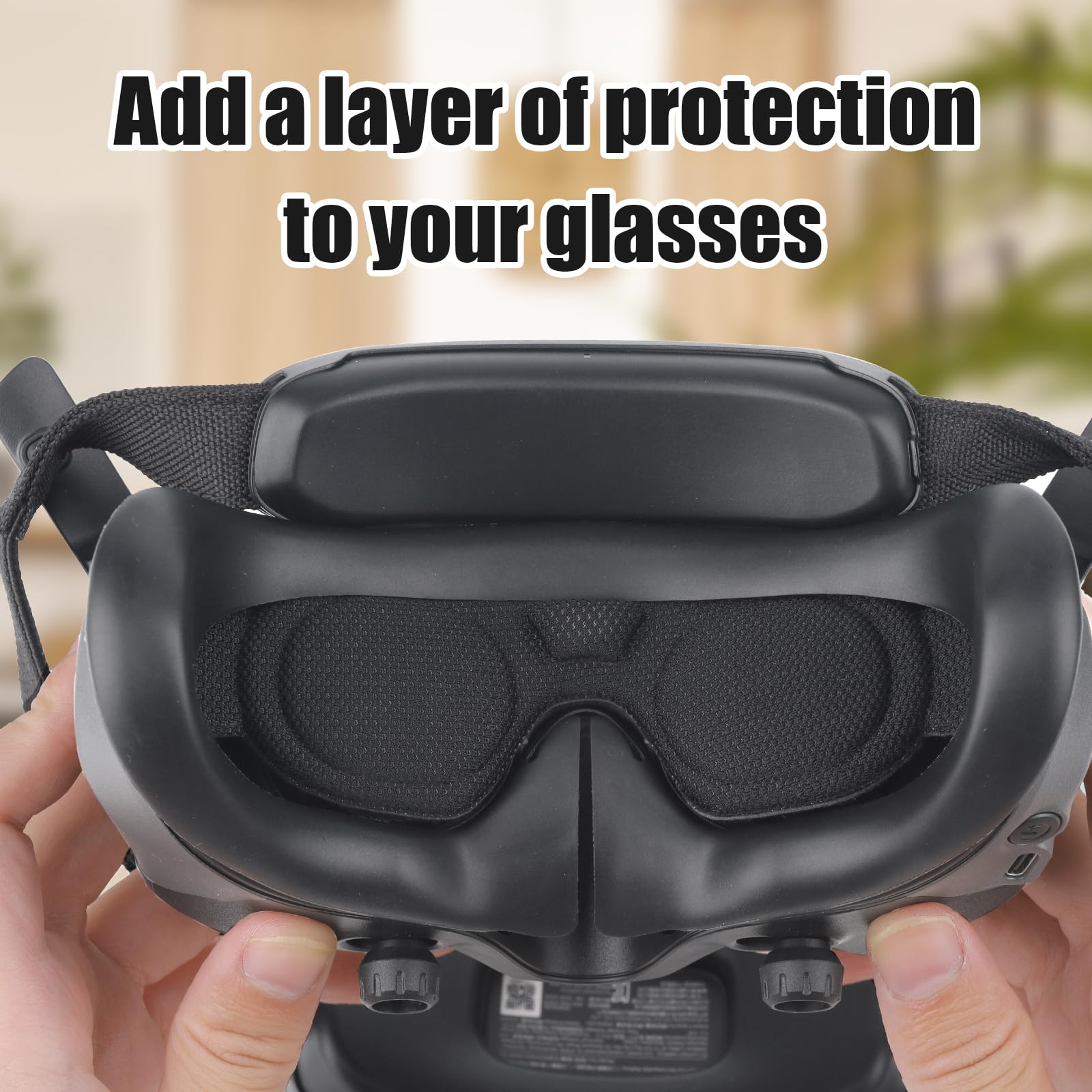 Coque de protection pour lunettes 3, protection de lentille, protection contre la poussière, pare-soleil en silicone, compatible avec DJI Avata 2 Goggles 3