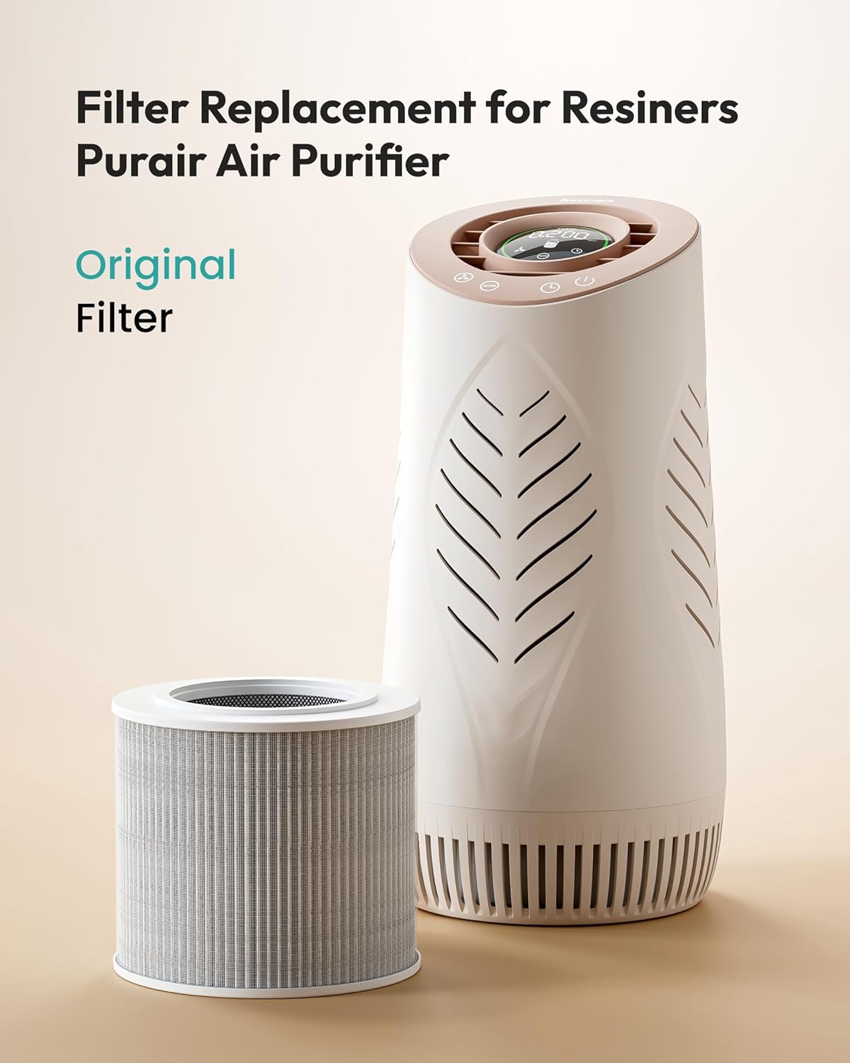 Resiners 2 Pack Replacement Filter for Purair Lite Air Purifier, 2-in-1 Resin Air Purifier Replacement Filter, H13 HEPA Replacement Filter, Epoxy Resin Tools Resin Accessories Supplies