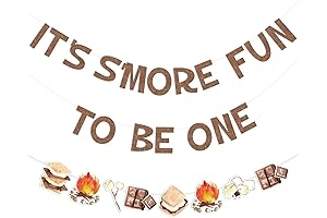 S'mores Party Decorations for 1st Birthday