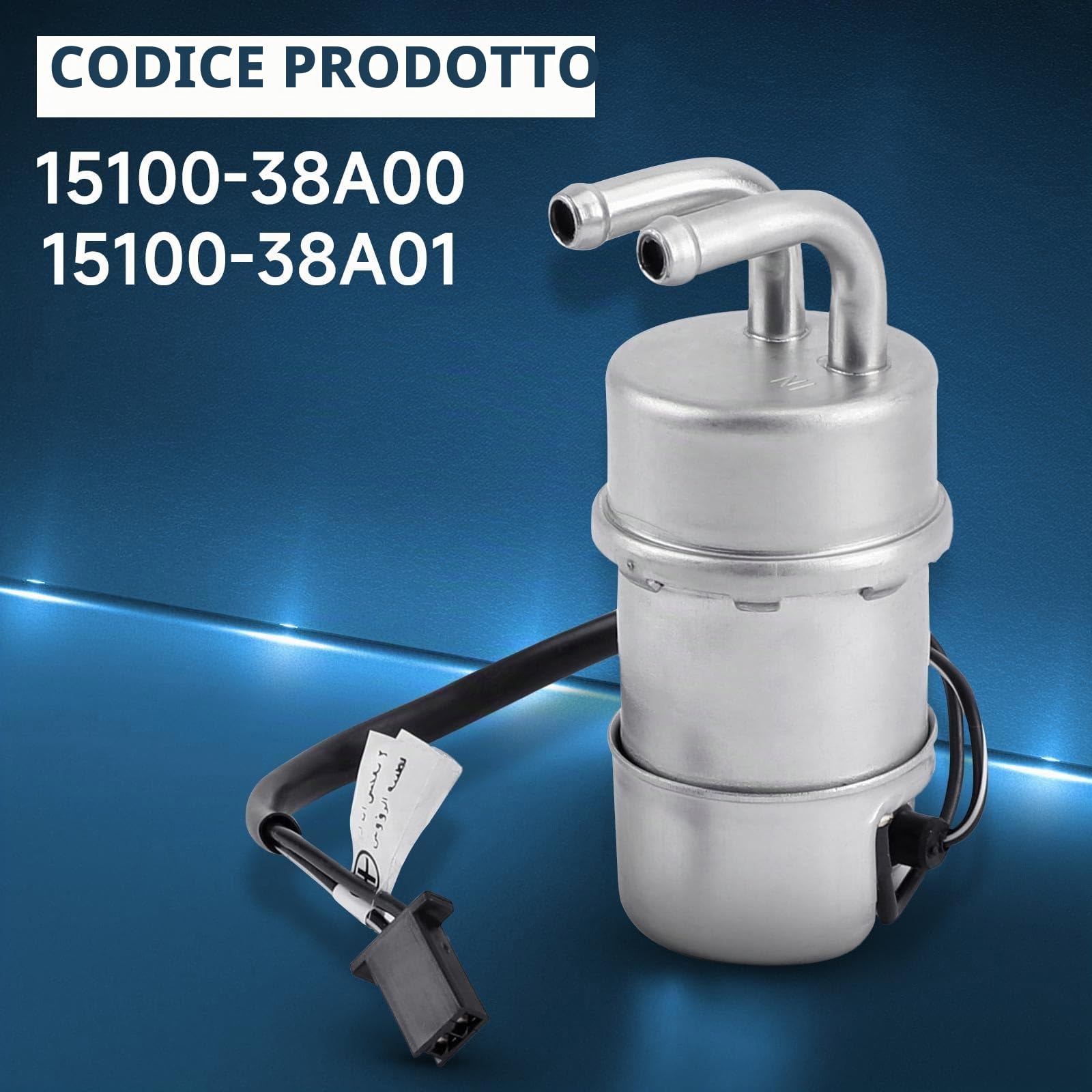Topteng Pompa Carburante Pompa Benzina elettrica 15100-38A00/38A01 per Suzuki VS700 GL/GLE Intruder 700 86-87, VS750 Intruder 750 85-91 f/g, VS1400 GLP Intruder 1400 87-04