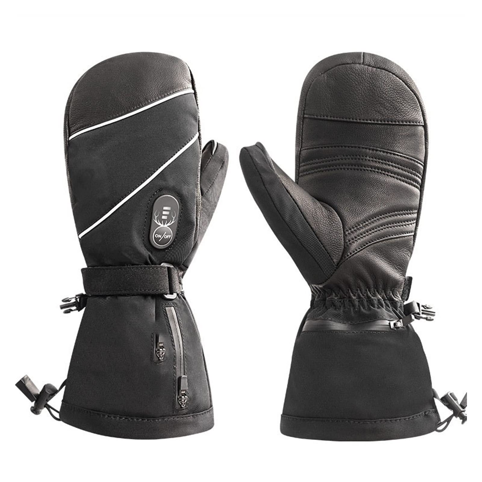 Guanti Guanti riscaldati for uomo Guanti da donna Guanti elettrici inverno Guanti riscaldamento riscaldamento ricaricabile Guanti riscaldamento, guanti da esterno a mano coperta for arrampicata escurs