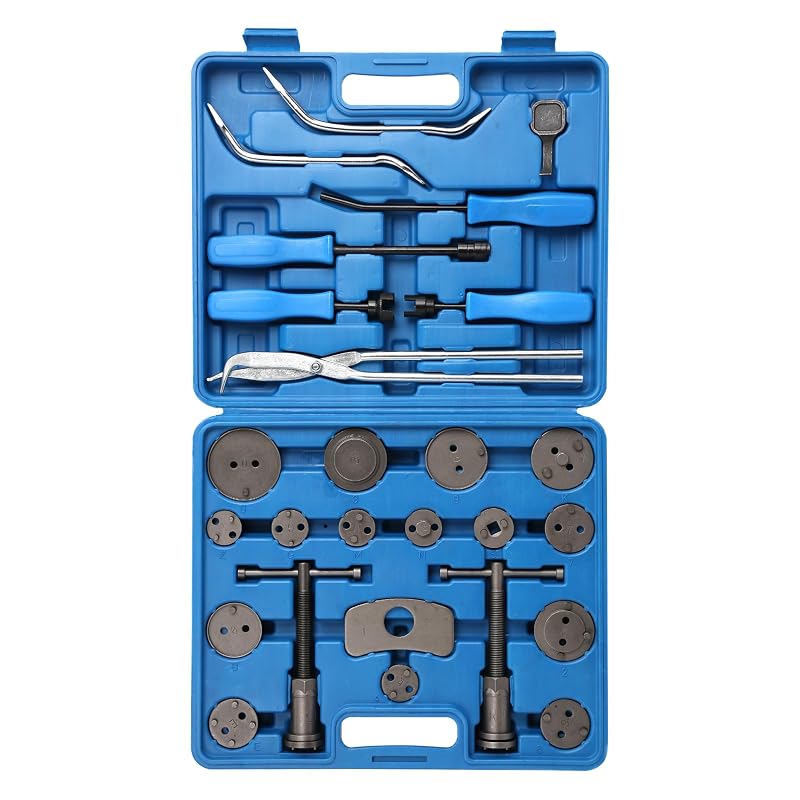 Kit de Ferramentas para Freios WINMAX TOOLS AUTOMOTIVE com 26 Peças, Recuo de Pinça e Serviço de Freio a Tambor, Modelo 4101