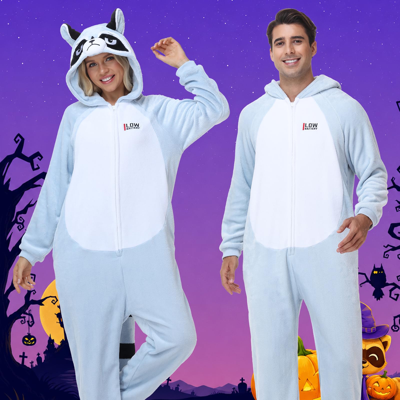 Ezuwail Pijama unisex para adultos, disfraz de animal para mujeres/hombres