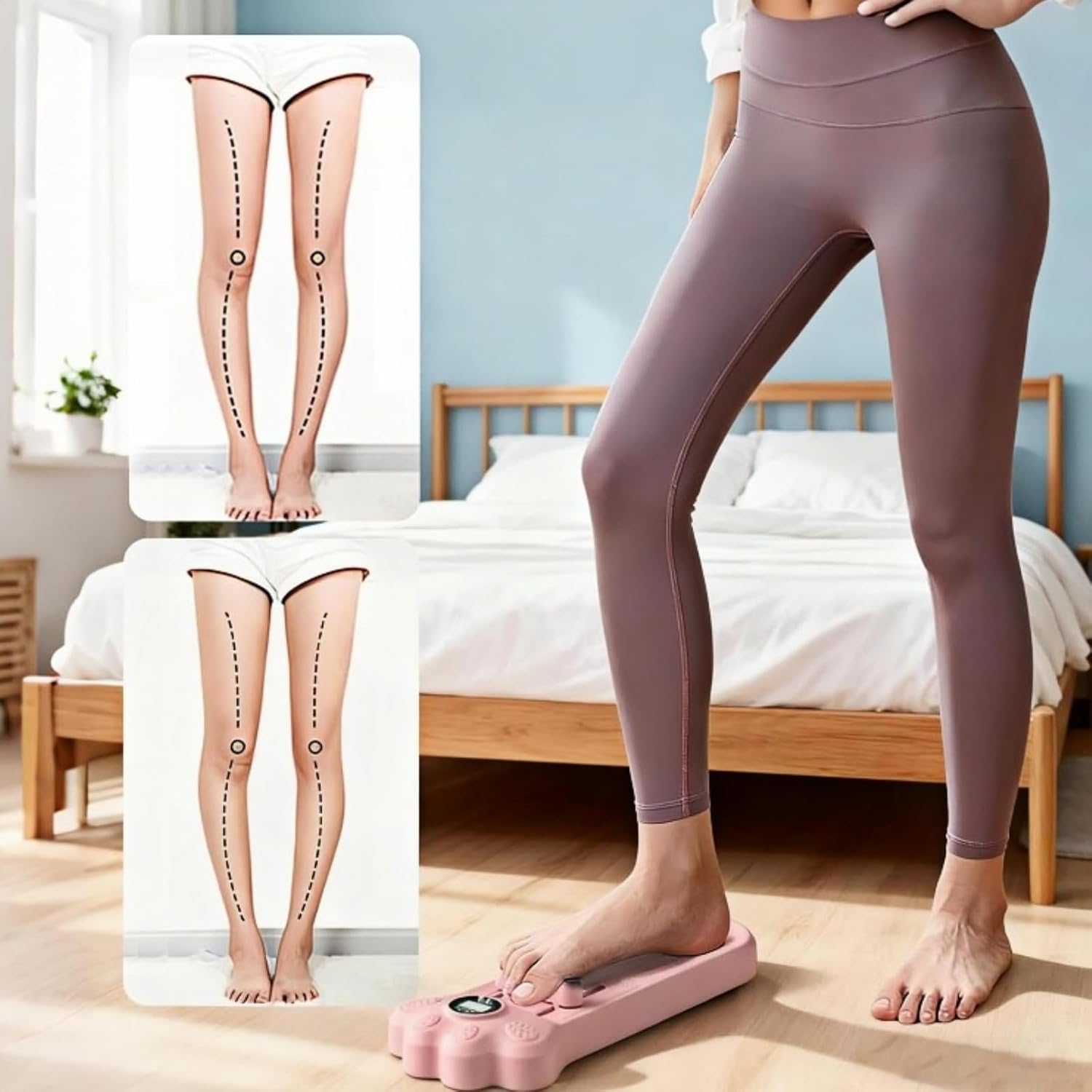 Foot Arch Exerciser with Counter,Dual Trainer for Strength & Balance | Toe Strength Trainer for Men & Women, Dual Foot Muscle Training Device for Arch Strength, Balance & Daily Exercise