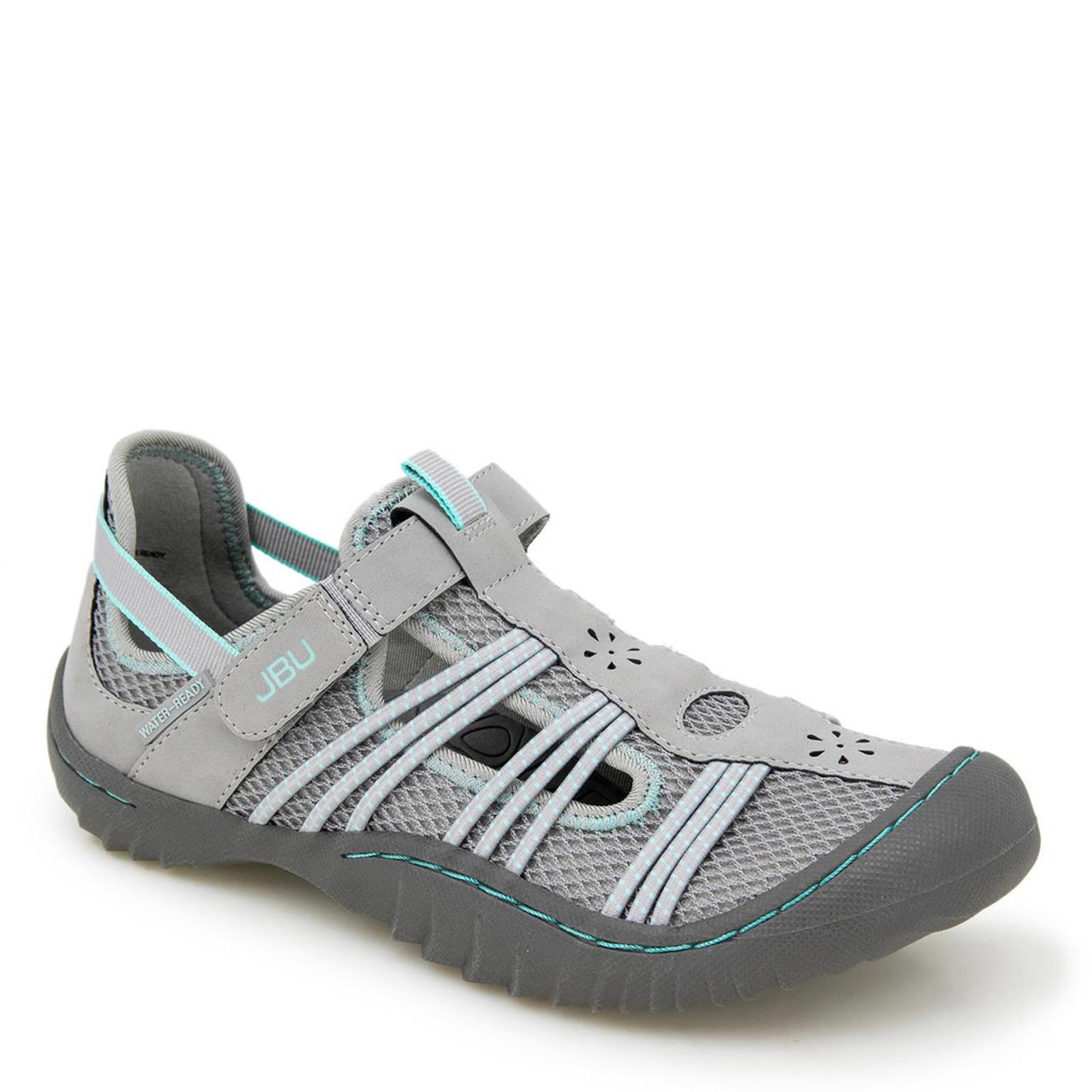 Amazon.com | JBU Josie Water Ready Grey/Pale Teal 9 M | Loafers