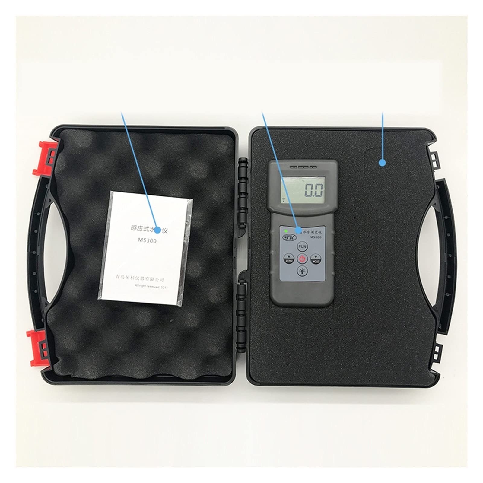 Igrometro Digitale Misuratore di umidità della parete asciutta Digitale misuratore portatile professionale del terreno