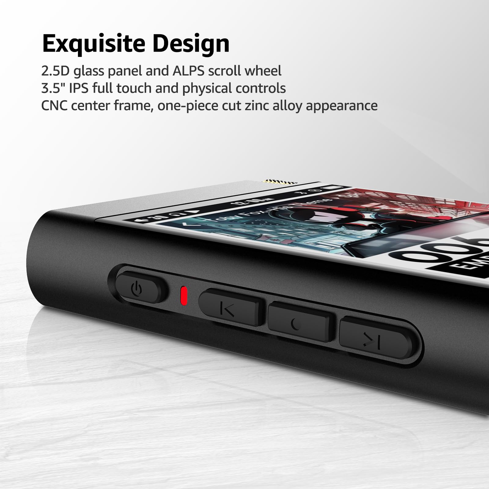 ポータブルプレーヤー SURFANS F28 Hi Res Music Player Surfans HiFi Bluetooth Mp3 Player: F28 High Res Lossless Portable