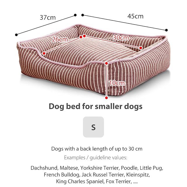 Foto 4 de 6 de PETCUTE Cama Gato y Perros Pequeños,Camas para Perros,Ortopédica Cama para Perros de Espuma Viscoelástica…