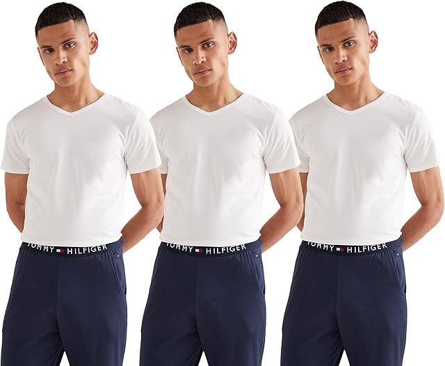 Tommy Hilfiger Podkoszulek Mężczyźni Vn tee ss 3 pack premium essentials (3 w zestawie)