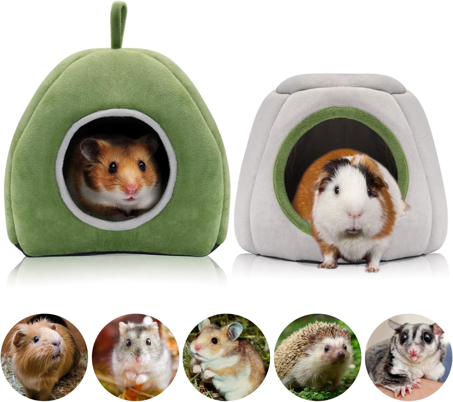 YUEPET 3 Pack Guinea Pig Bed Guinea Pig Hideout Small