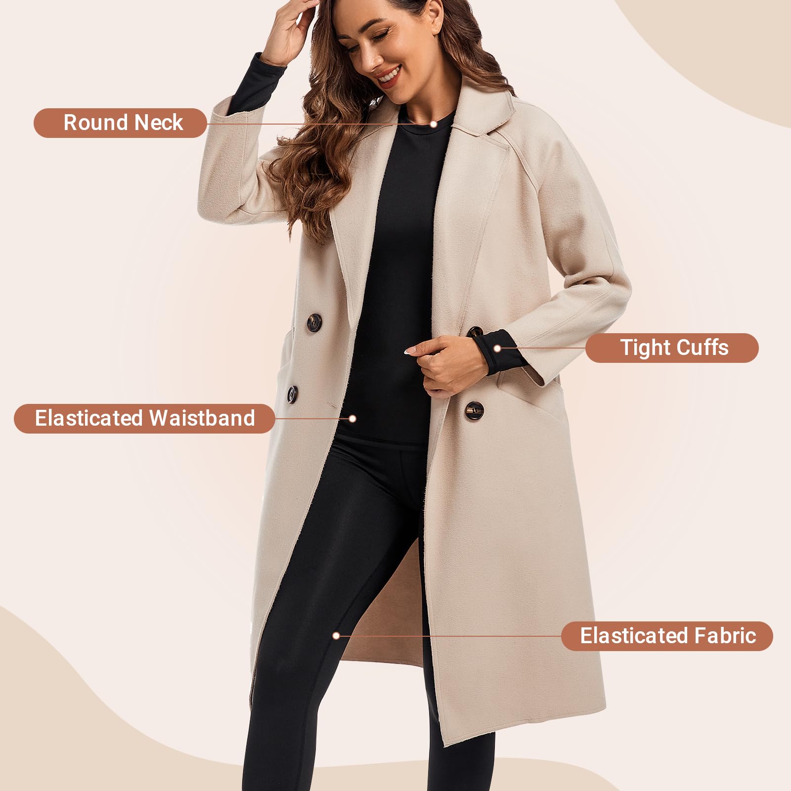 Leeboom Intimo Termico Donna Traspirante Biancheria Intima Termica Donna Elastica e Asciugatura Rapida Maglietta Termica Donna Ideale per Sci Corsa Palestra (Maglia+Pantaloni)