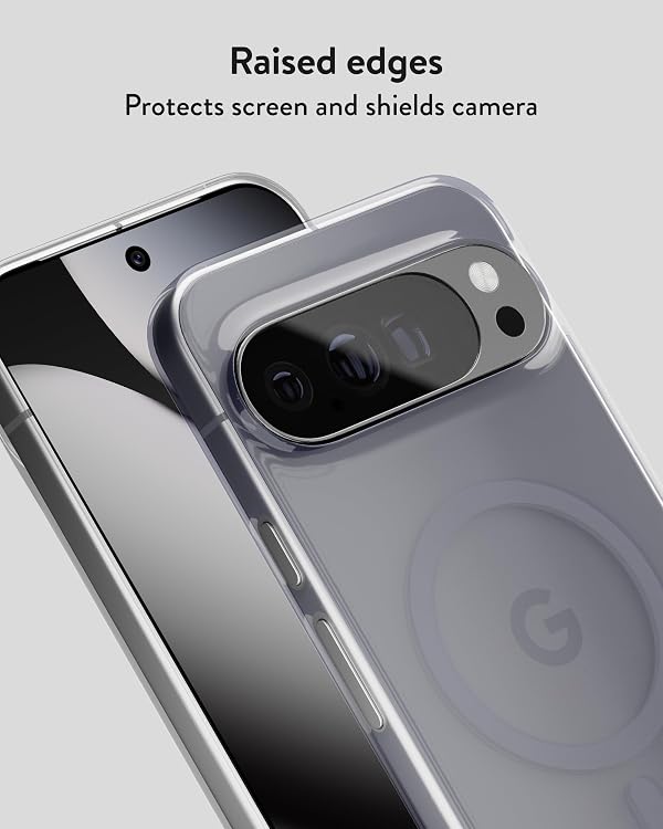 Mous for Google Pixel 10 Pro XL (2025) Case, Compatible with Qi2 MagSafe and Pixelsnap - Super Thin - Crystal Clear & Slim Design - Grey Tint by Mous - Image 5