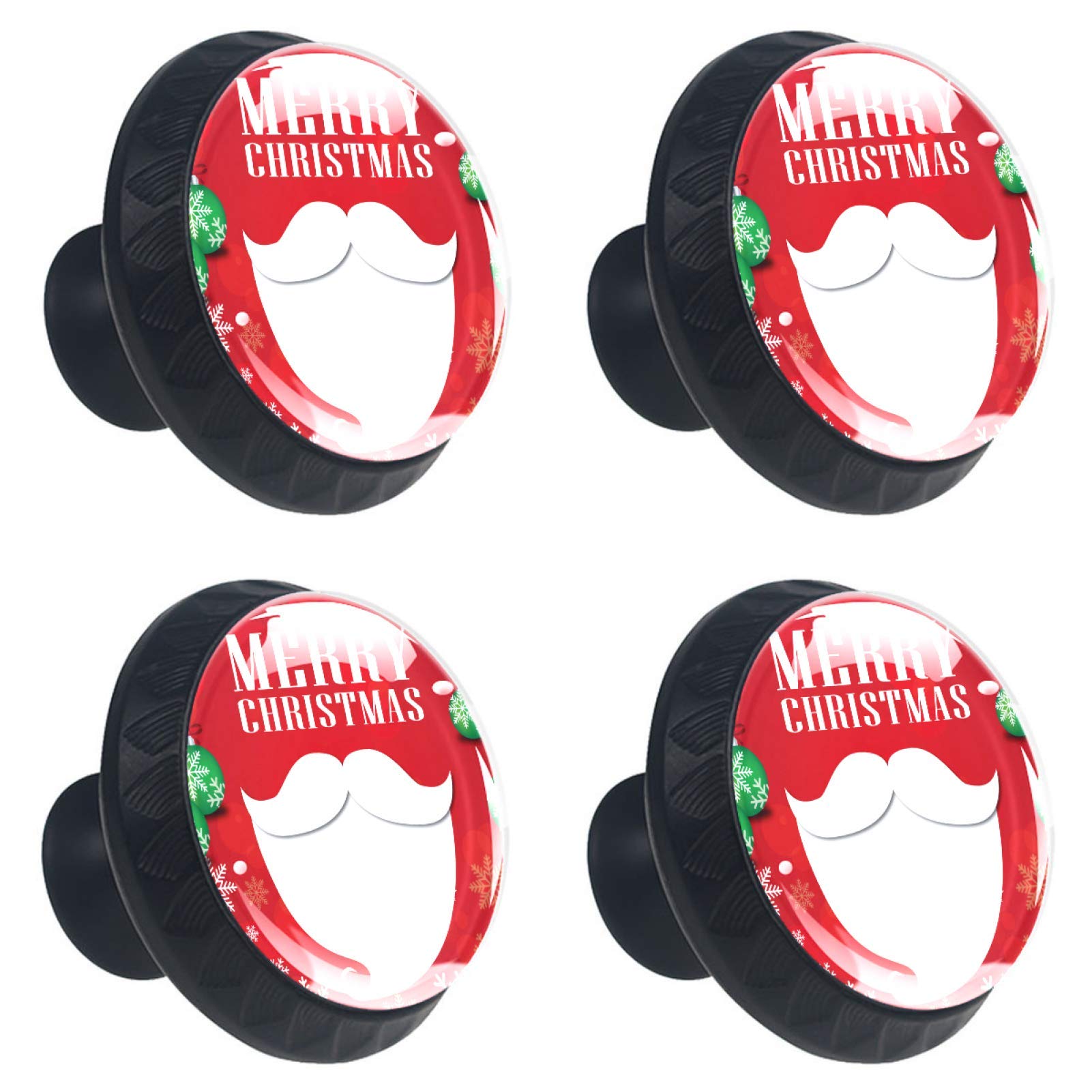 Boutons de tiroir en cristal pour remplacer les poignées usées à Noël