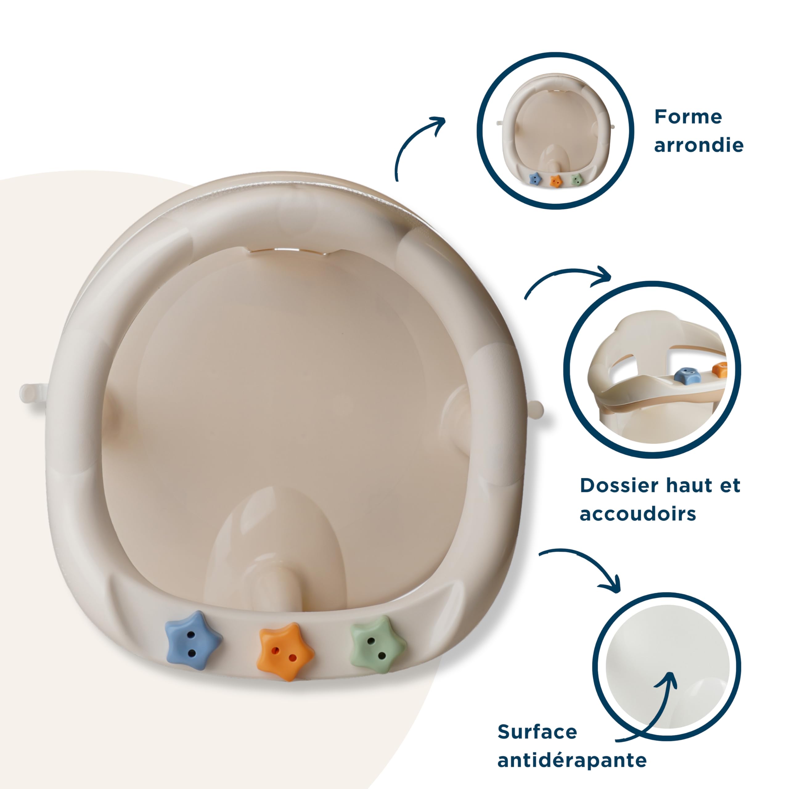 THERMOBABY Anello da bagno aquababy marrone ghiacciato
