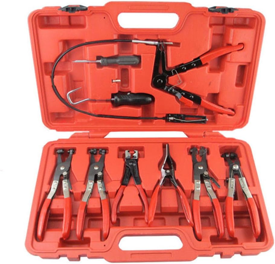 PaiLe 9pc Hose Clamp Pliers Set Pipe Removal Pliers Tool