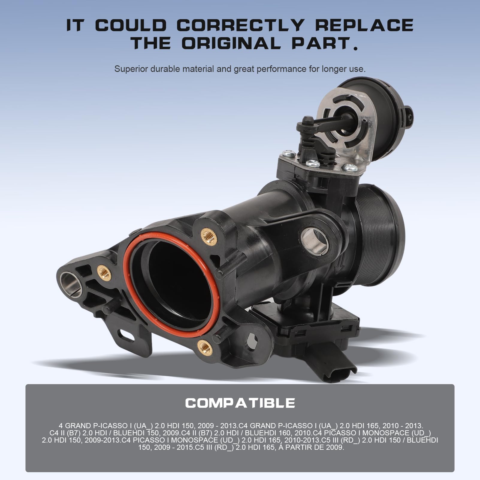 Corpo farfalla acceleratore per C4 C5 DS4 DS5 308 3008 407 5008 508 Expert RCZ 2.0 HDi 0345G7 79675233680