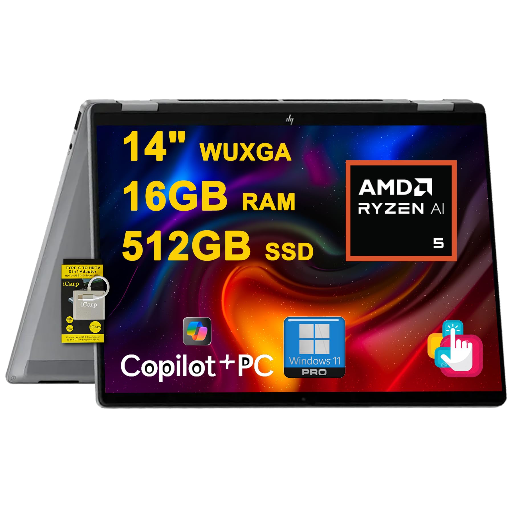 Amazon.com: HP OmniBook X Flip 2-in-1 Laptop 14
