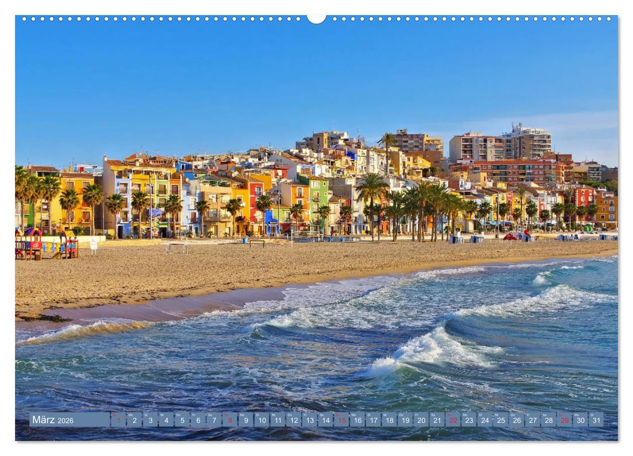Costa Blanca - Die weiße Küste Spaniens (hochwertiger Premium Wandkalender 2026 DIN A2 quer), Kunstdruck in Hochglanz: Ein Bildkalender der bekannten ... spanischen Mittelmeerküste (CALVENDO Orte)