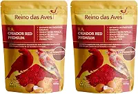 2 Farinhada RA Criador Red Premium 400g - Reino das Aves