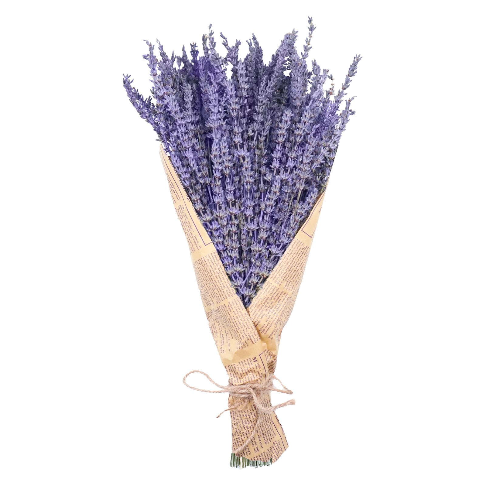 Uieke Dried Lavender Bundles, Natural Dried Lavender Flowers 150 Stems 15-17" for Shower Home Fragrance Weeding Crafts Decor 50g(1.76oz)