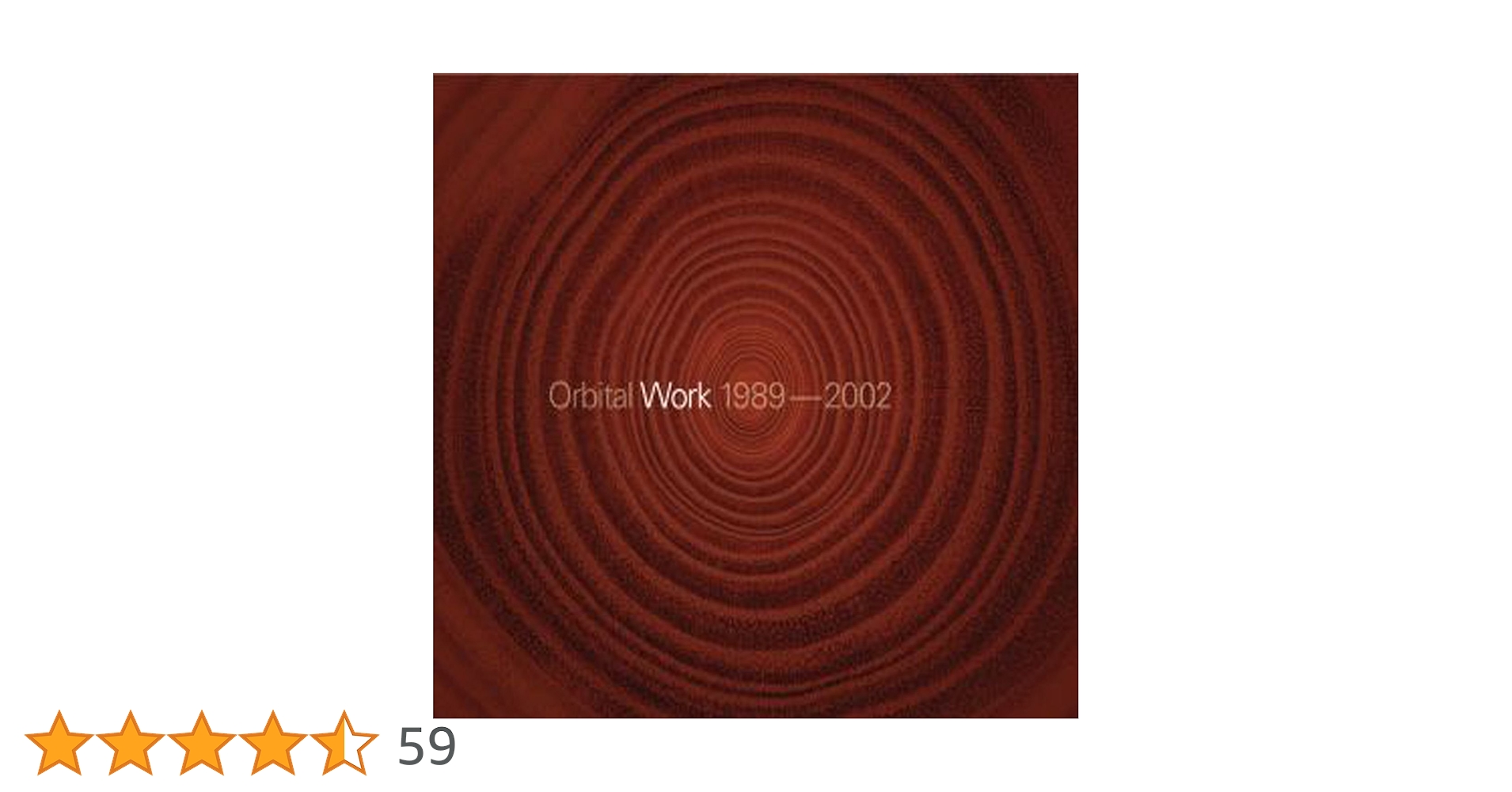 Orbital - Work 1989-2002 レコード TECHNO テクノ Amazon.co.jp: Work: 1989-2002: ミュージック