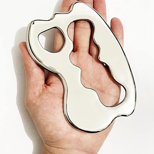 Miniatura 2 de NCCYOOT Gua sha Tool gua sha Herramienta de acero inoxidable iastm herramienta de masaje Gussha herramienta de raspado muscular para terapia de