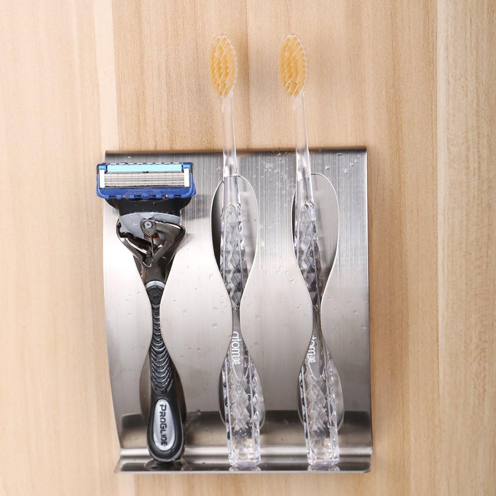 Toothbrush Holder Shelf Wall Mount, Bathroom Cabinet Organizer