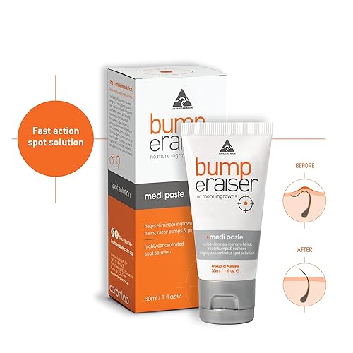 Miniatura 7 de Pasta Medi para erupción cutánea de afeitado, tratamiento del cabello encarnado, golpes de afeitar y quemaduras de afeitar