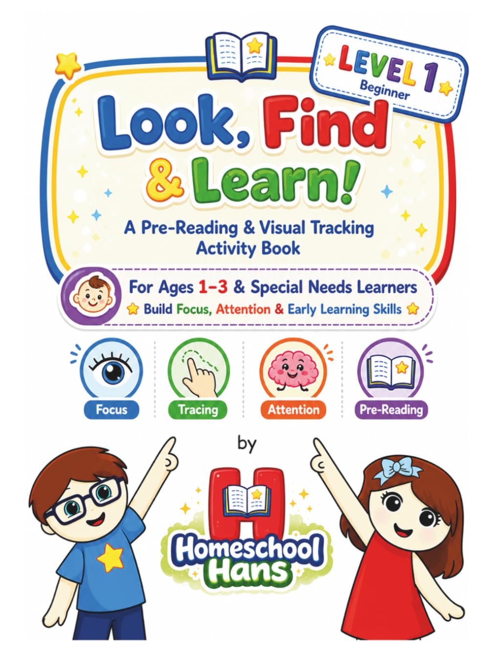 Look, Find & Learn: A Pre-Reading Activity Book