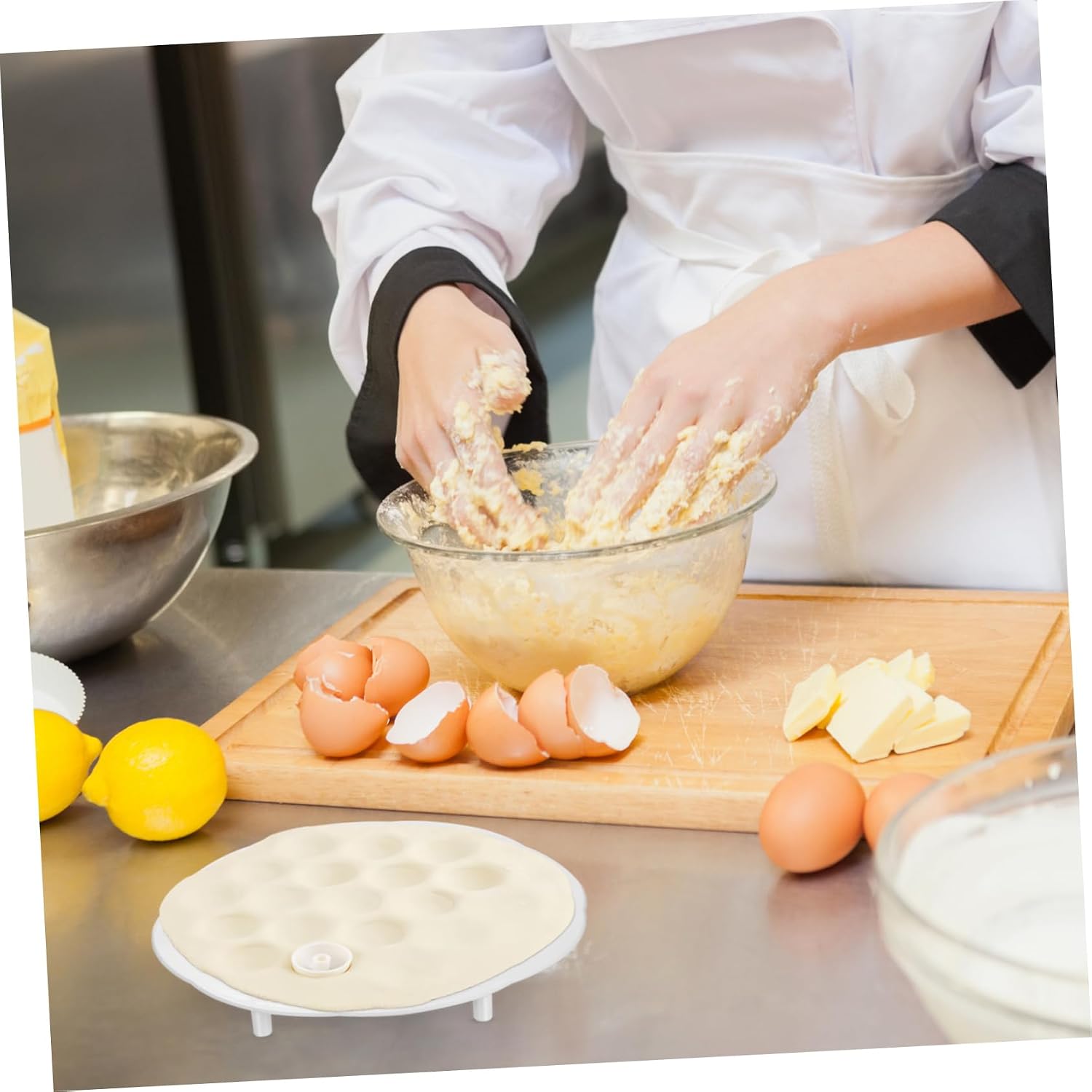 19holes Dumplings Maker Plastic Jiaozi Mold for Fast Dumpling Press Kitchen Accessory for Home Pp Material