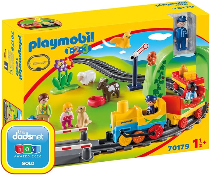 Playmobil il mio primo trenino con 4 personaggi animaletti ed altri accessori 70179