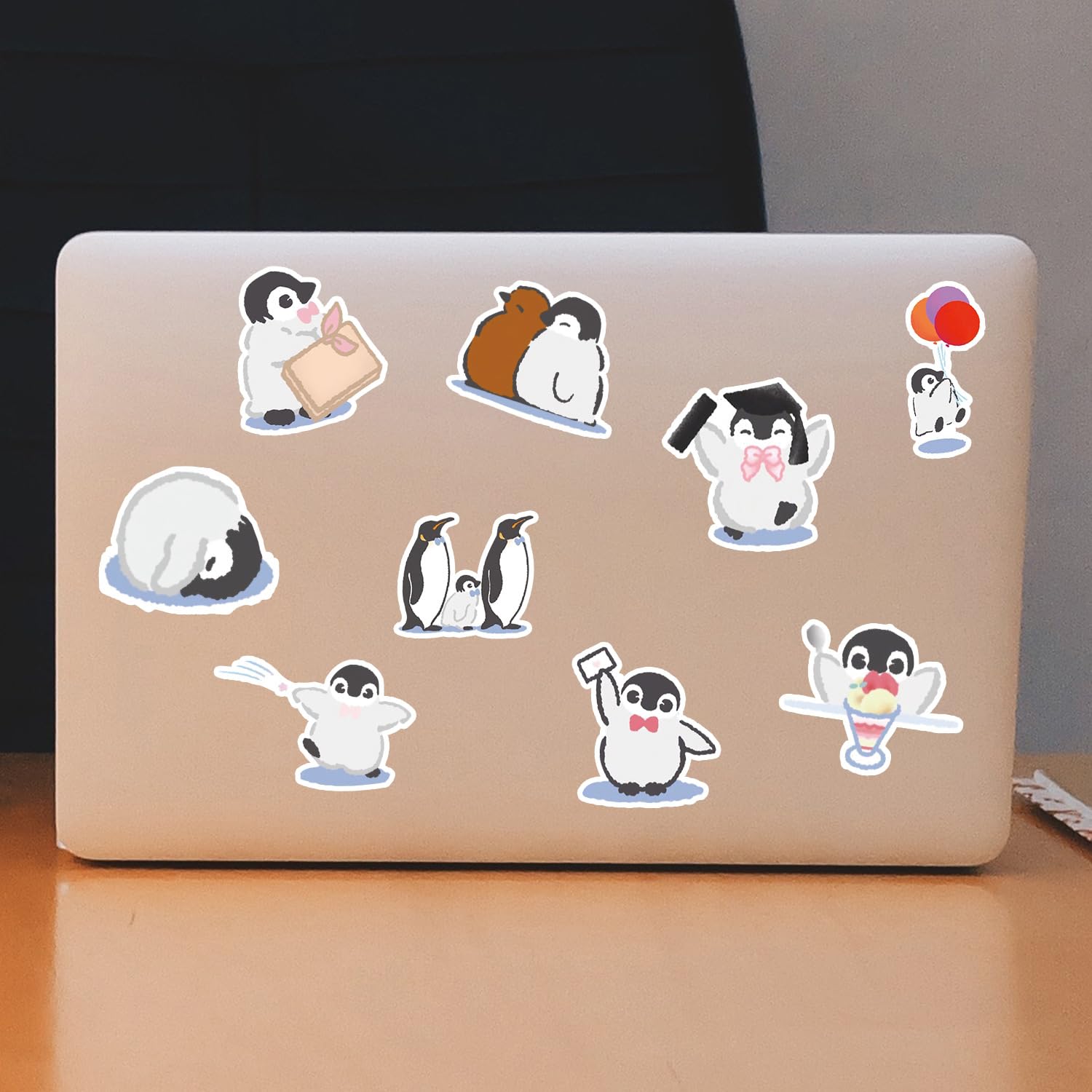 100 PCS Penguin Stickers for Water Bottle - Image 2