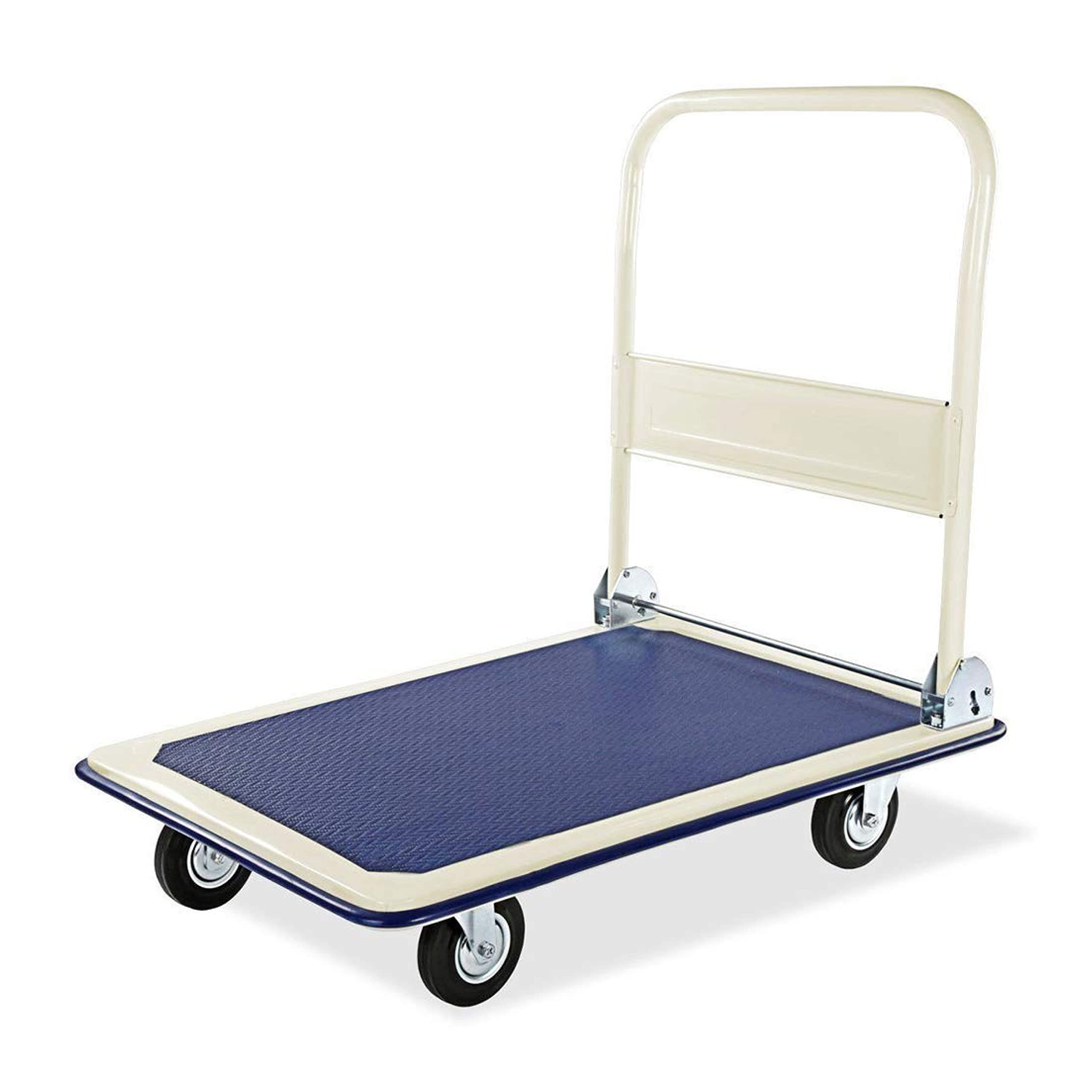 Buy GRack Heavy Duty Folding Industrial Platform Trolley Foldable