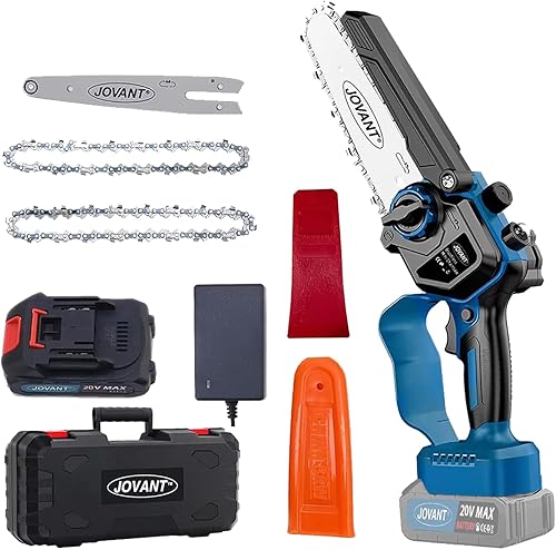 Miniatura 12 de Sierras de poste inalámbricas para podar árboles, modo 2 en 1 sierra de poste inalámbrica para cortar ramas y madera, con bolsa portátil y batería