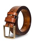 Thicken Full Grain Leather Mens Belt Heavy Duty Mens Work Belt Mens Belt High Hardness Buckle Packed In Gift Box