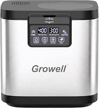 Growell 4L Electric Composter for Kitchen, Countertop, Indoor Compost Bin