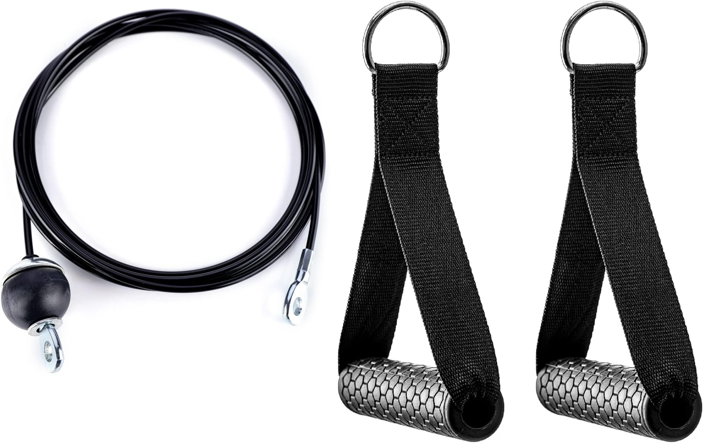 AIKESIWAYReplacement Cable Machine Accessories,Exercise Cable Handles,Cable Pulley Attachments for Gym