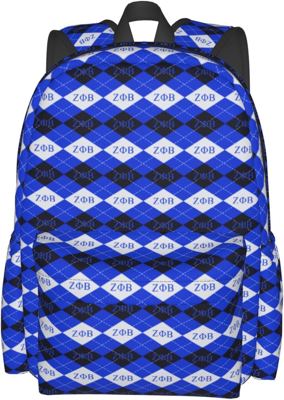 Sorority Zeta Backpack 17 ", Features Your Sorority'S Logo And Quotes For A Personalized Touch. This Unique And Customized Backpack Is Perfect For Jogging And Hiking - Image 2