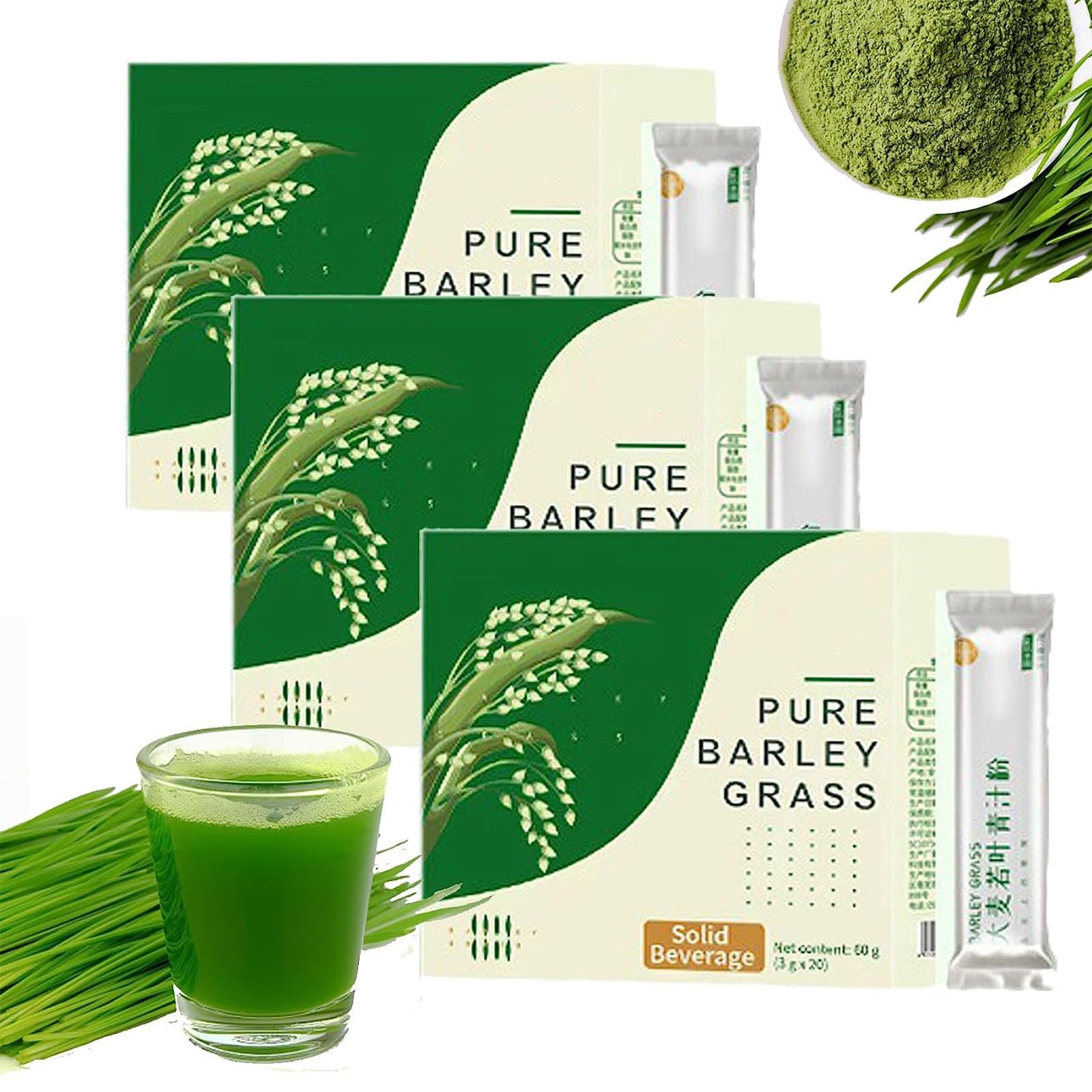 Buy NAVETA Barley Grass Powder, Barley Grass Juice Powder, 100 Pure