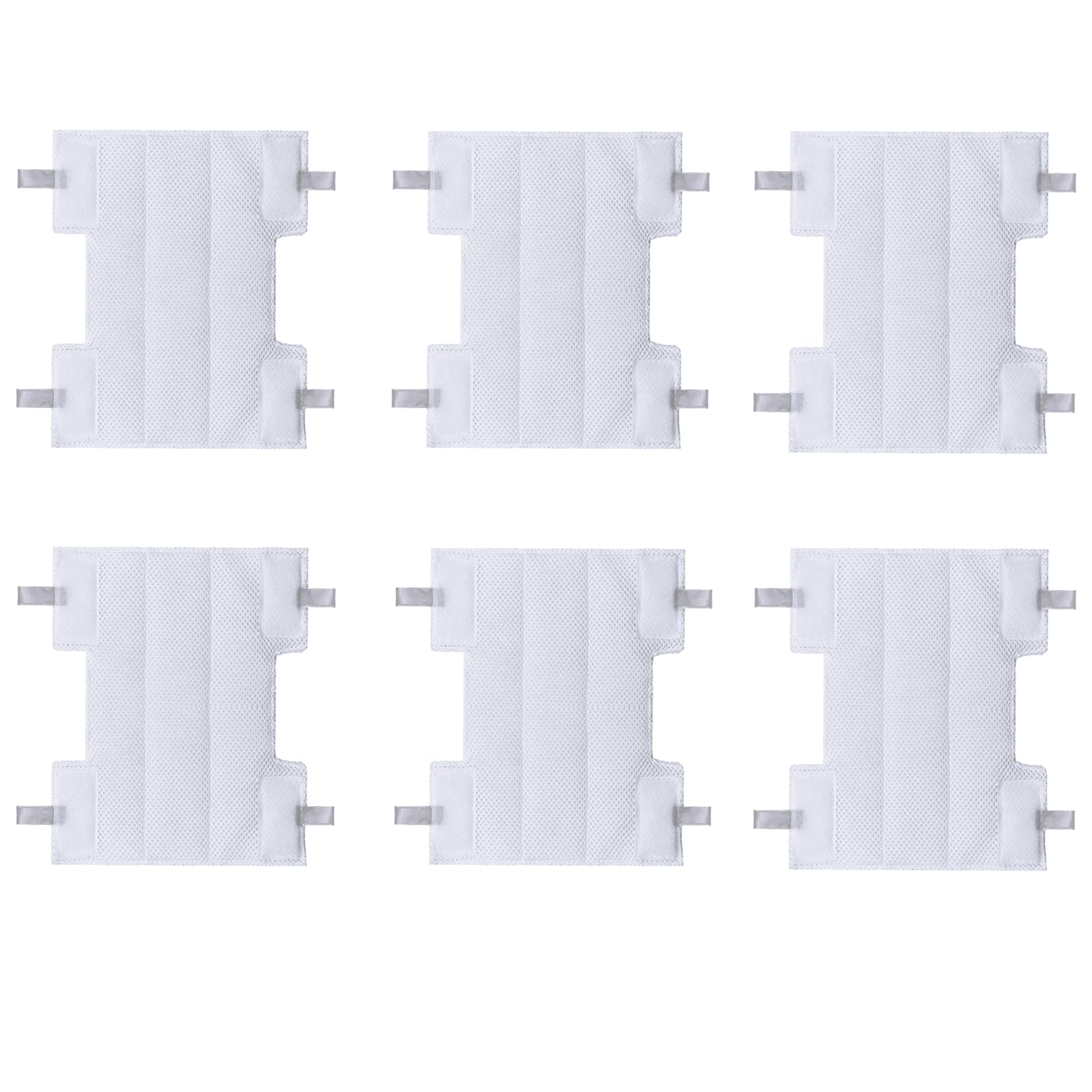 6-Pack Microfiber for Shark Vacuum Pads Compatible with Shark Rocket Dust away, Rotator, Navigator Lift-Away Pro, Ultra Light Stick Vacuums,for Shark Hv300 Series