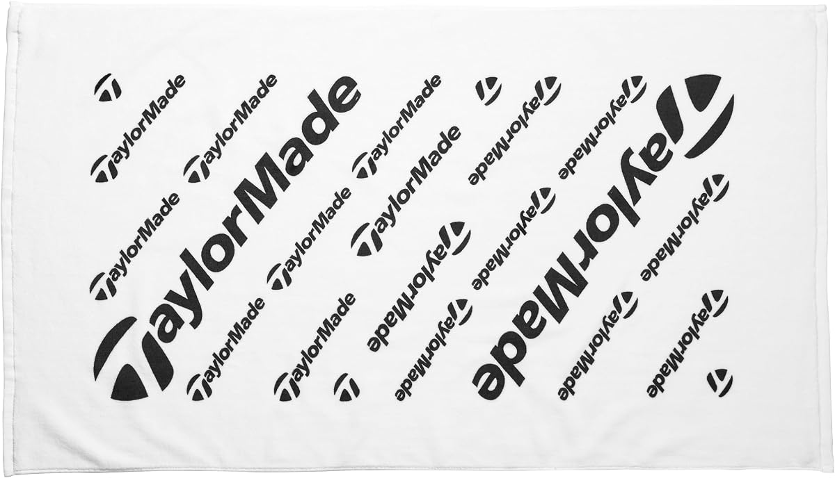 TaylorMade Golf Tour Toalla, Blanco Pequeño