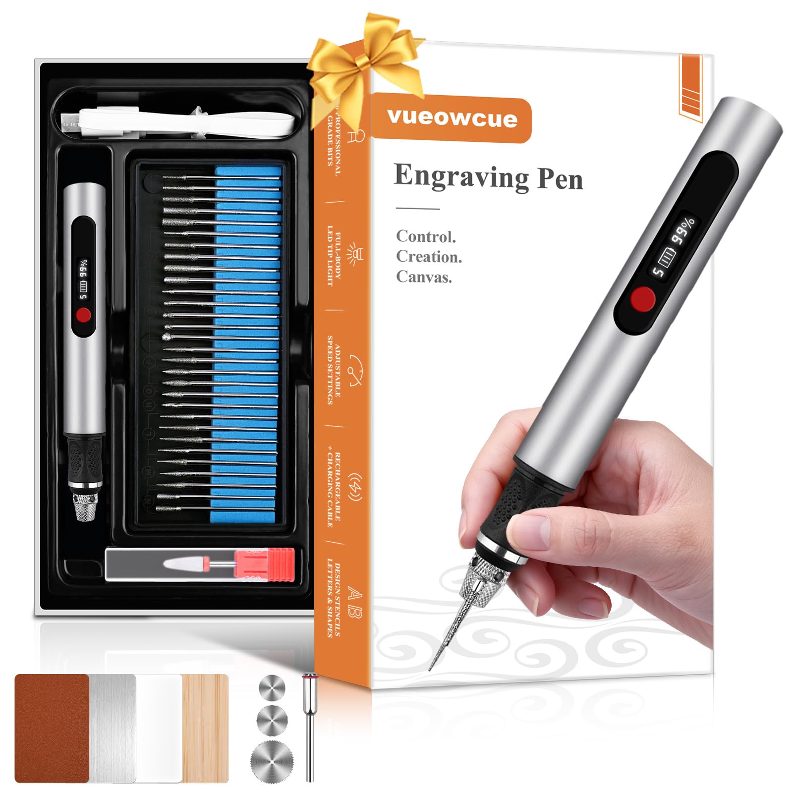 Cordless Engraving Pen - DIY Art & Craft Kit -10