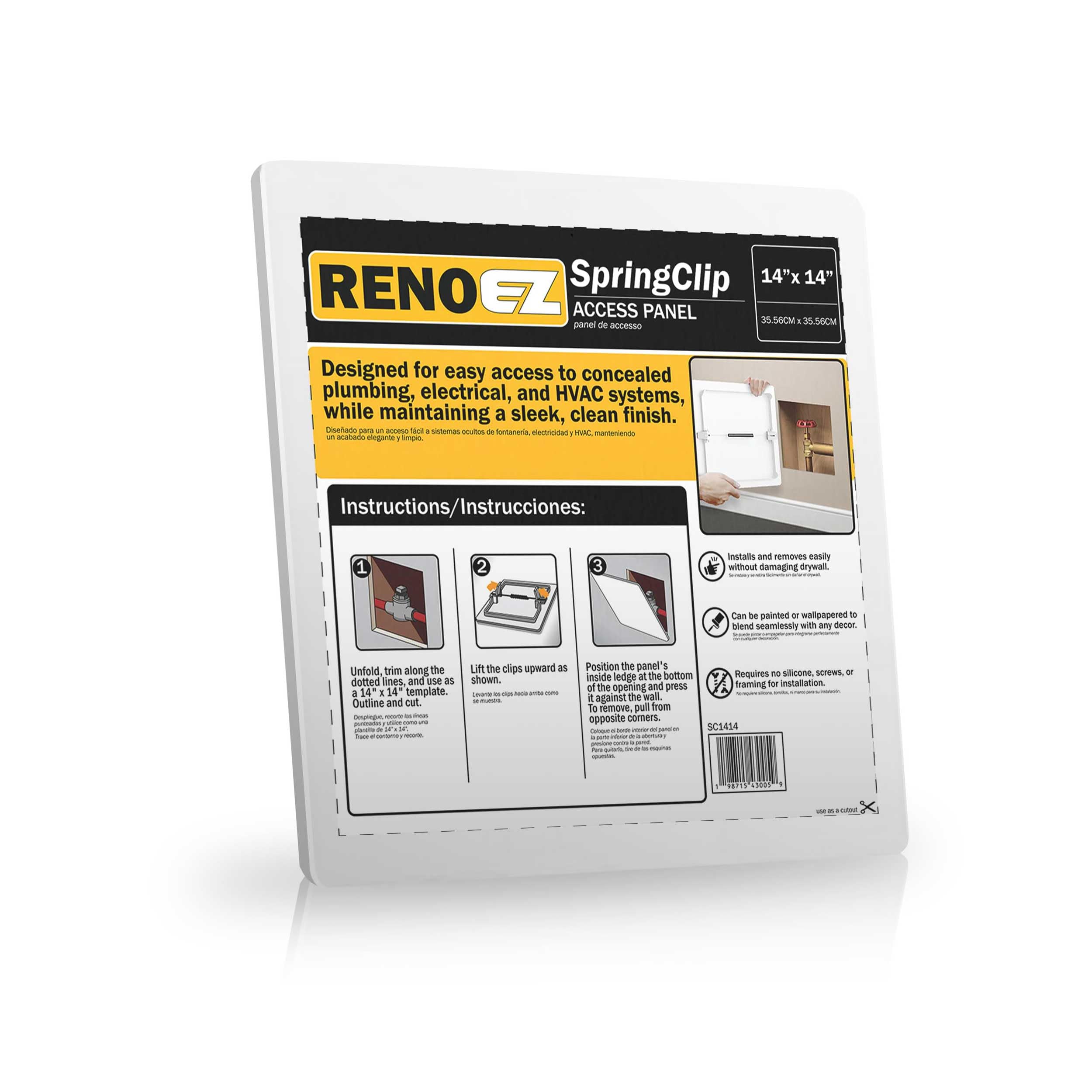 RenoEZ 14x14 Spring Loaded Access Panel