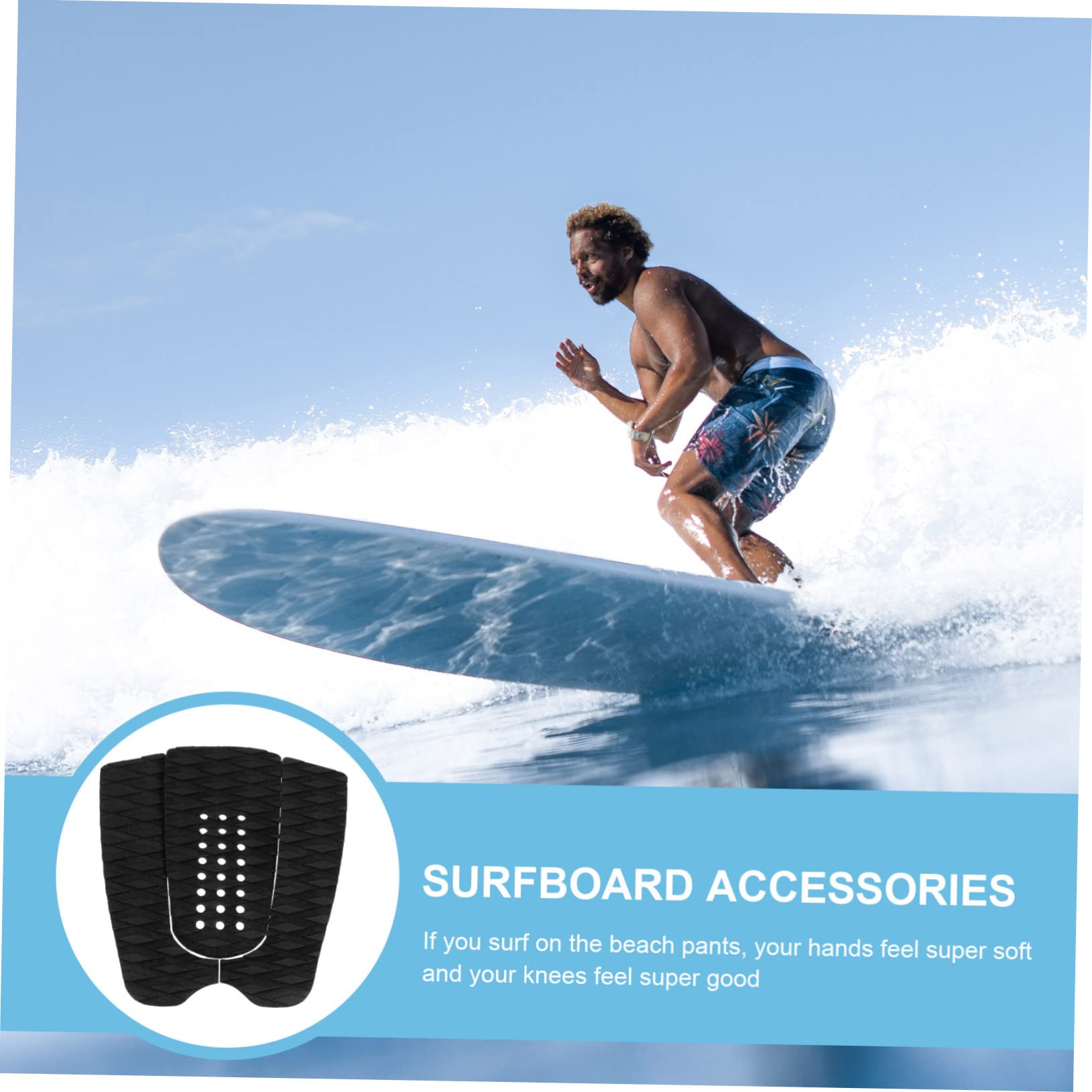 Yardwe 9stücke Surfboard Anti-rutsch-Pads Teilig Selbstklebende Traction Pads Für Optimalen Grip Vielseitig Einsetzbar Für Surfer Und Paddleboard-Fans Für Anfänger Und Profis