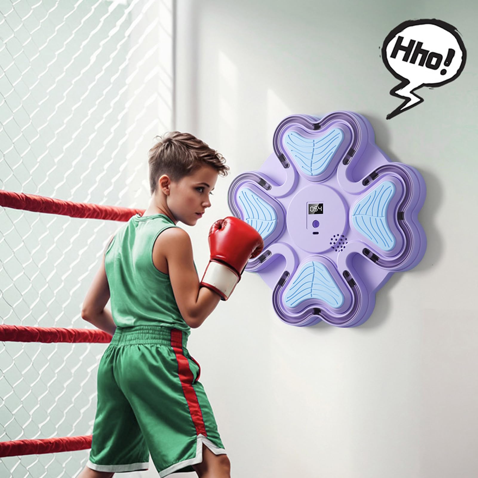 Macchina di Boxe - Attrezzatura Sportiva con Intelligente | Boxe Intelligente per Allenamento | per Fitness Esercizio Reazione Palestra a Casa Ufficio Adulti e