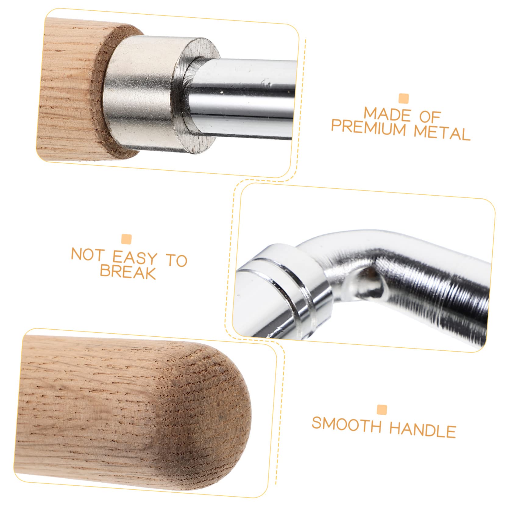 Chiave per Accordatura Pianoforte, Spanner Professionale | Legno e Metallo, per Chitarra e Strumenti a Corde, Accessorio Tascabile per Manutenzione