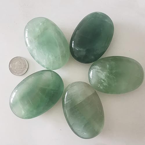 Vista 91 de Jaspe de sangre de dragón natural, bolsillo ovalado en la palma de la palma, cristal curativo para masaje, spa, piedra energética, cristales y Jaspe