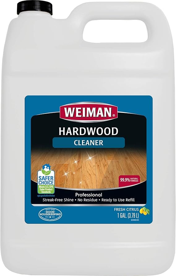Weiman Hardwood Floor Cleaner 128 Ounce Refill Finished