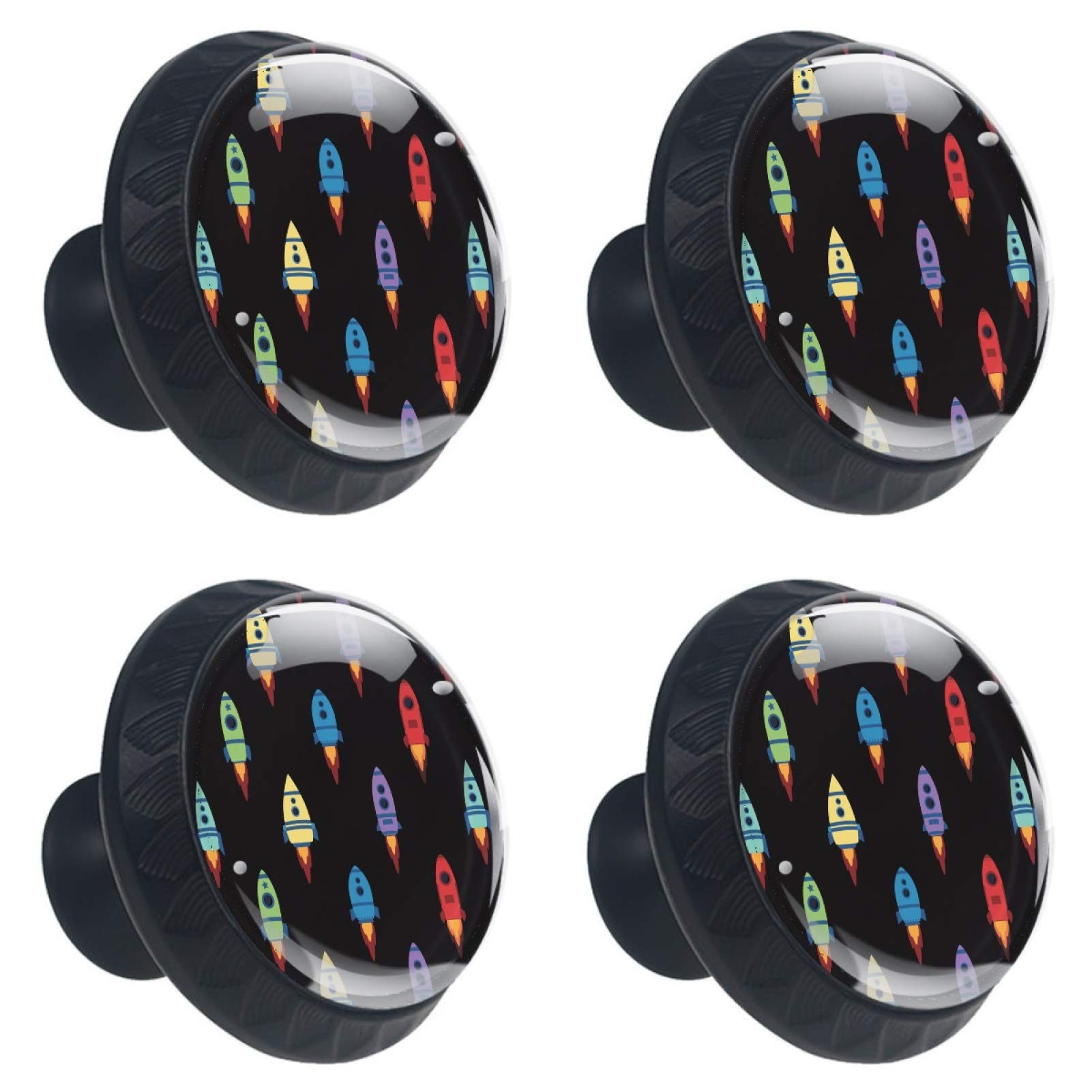 Boutons de meuble en verre 30 mm durables pour porte de placard et coffre