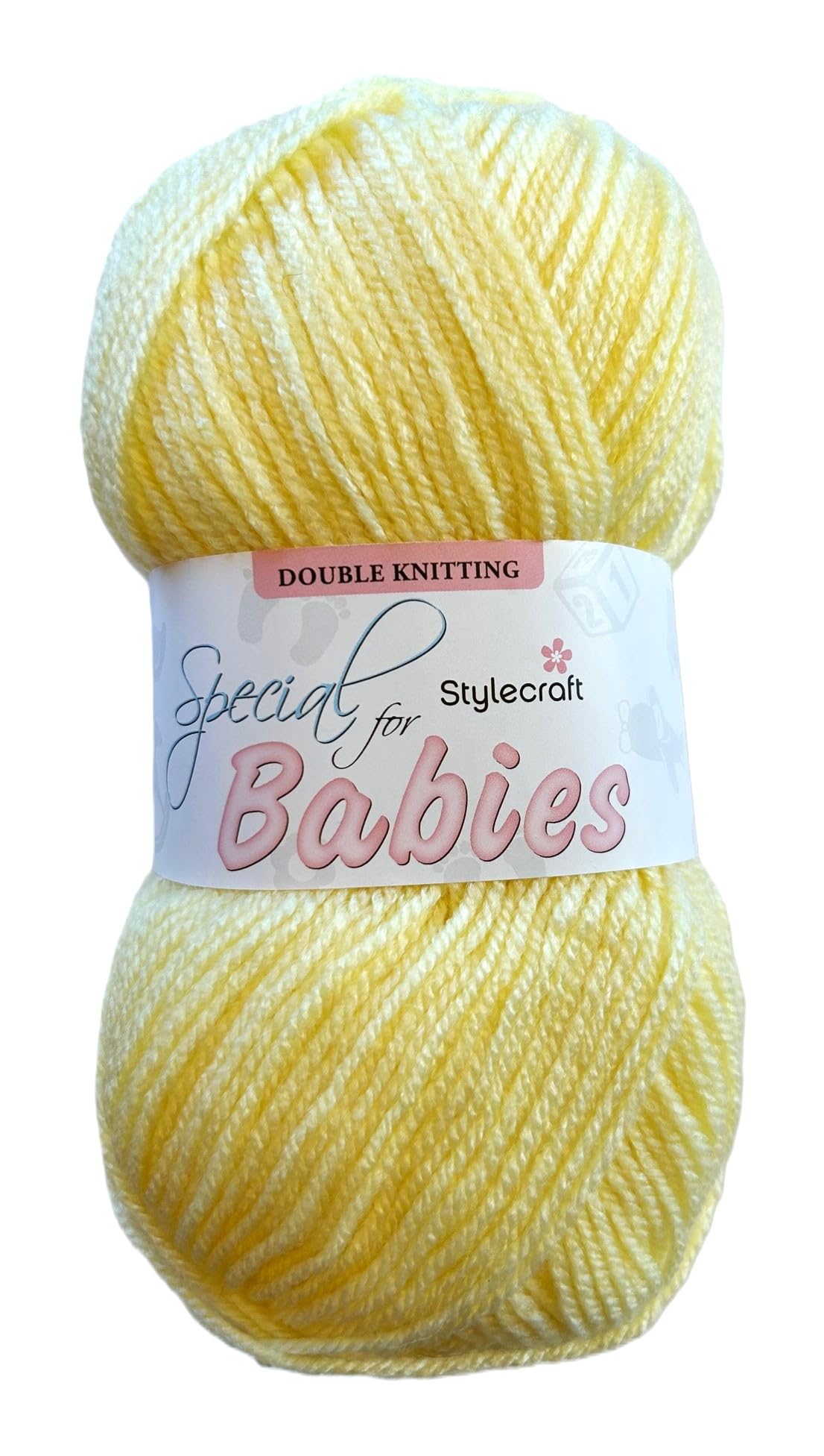 Stylecraft Knitting Yarn/Wool 100g Ball for Knit & Crochet, DK - 1233 - Baby Lemon